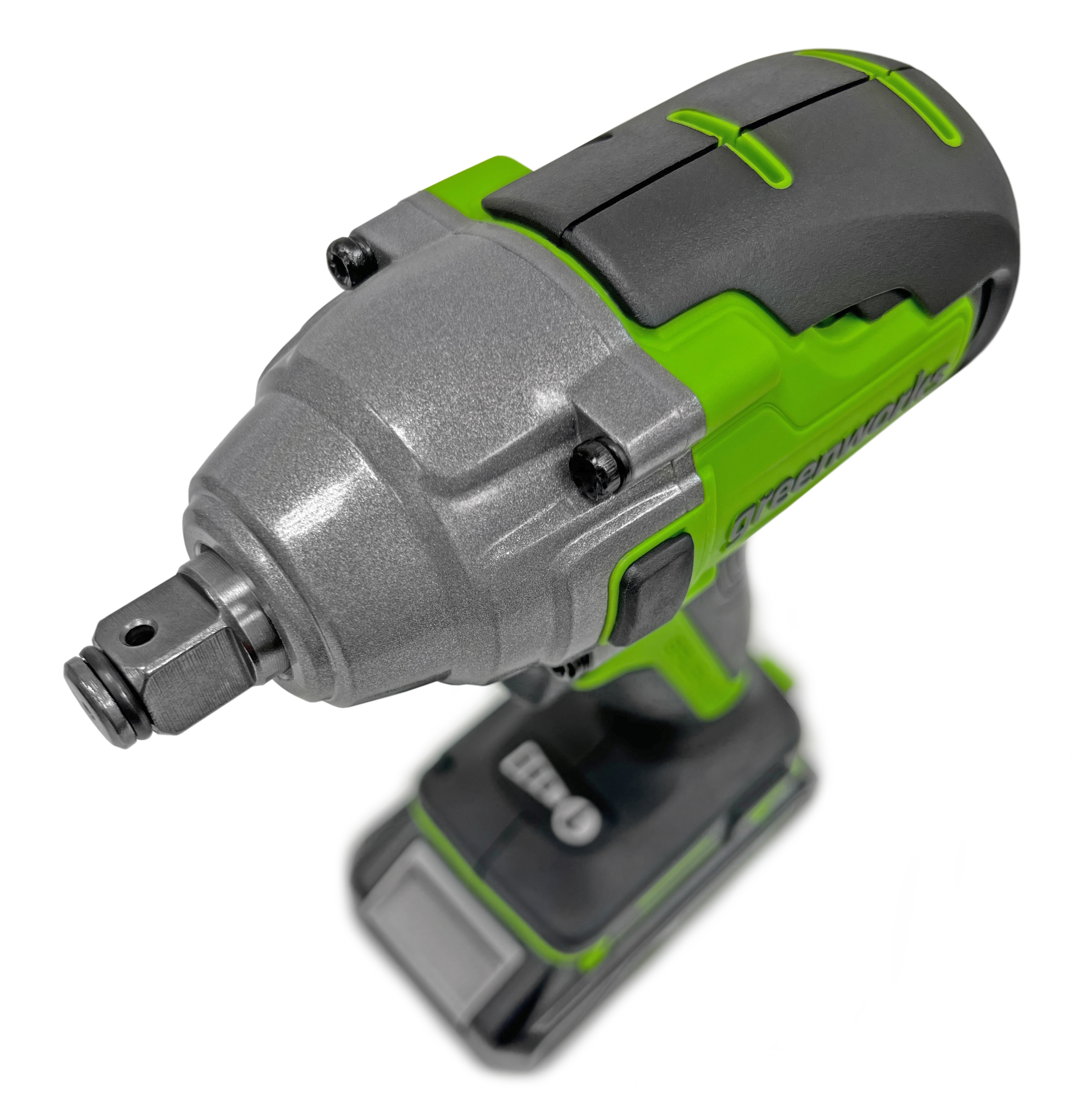 Гайковёрт ударный  аккумуляторный Greenworks 24V 400Нм GD24IW400 3802907, бесщёточный, без АКБ и ЗУ