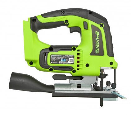 Лобзик аккумуляторный Greenworks 24V GD24JS 3601407, бесщеточный, без АКБ и ЗУ