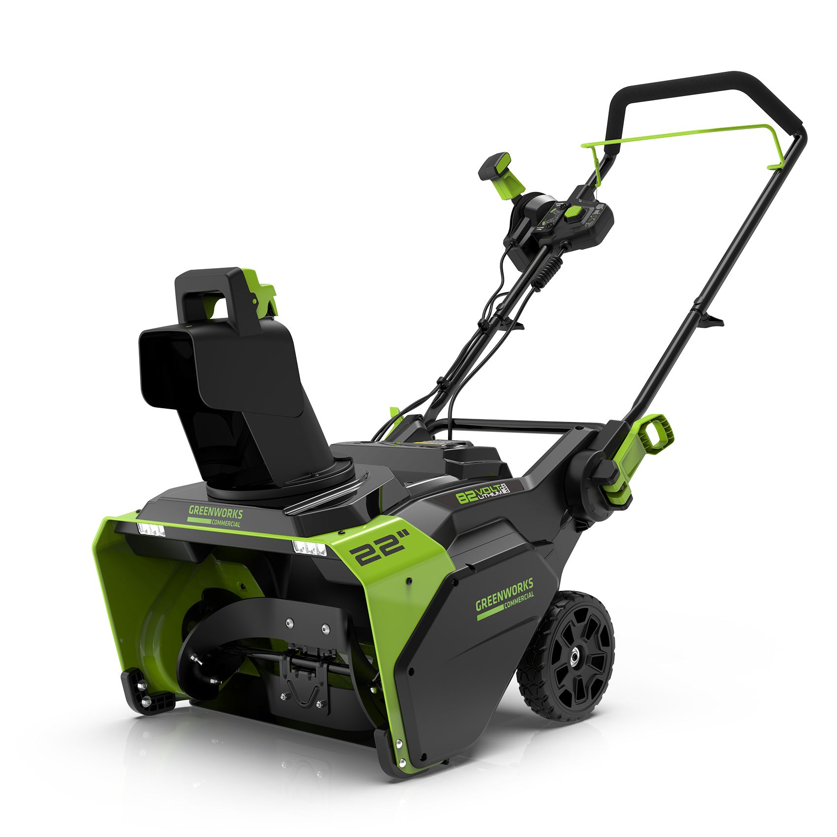 Снегоуборщик аккумуляторный Greenworks 56 см 82V GD82ST 2602507, бесщёточный, с АКБ на 5 А*ч и ЗУ
