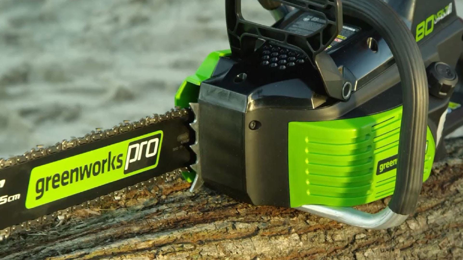 Пила аккумуляторная цепная Greenworks 45 см 80V GD80CS50, бесщёточная, без АКБ и ЗУ