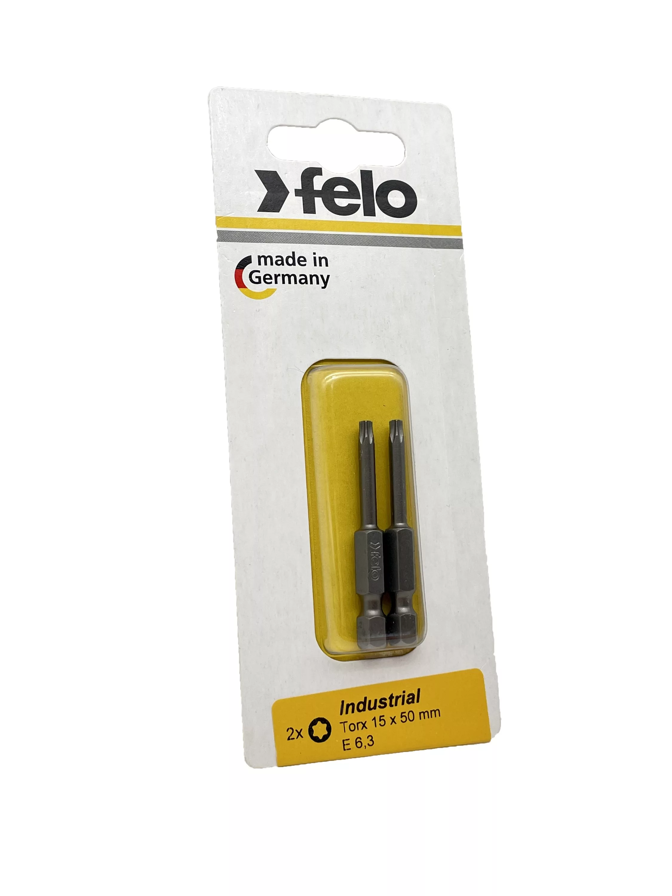 Felo Бита Е6,3 TX15х50, серия Industrial, 2 шт в блистере 03615536