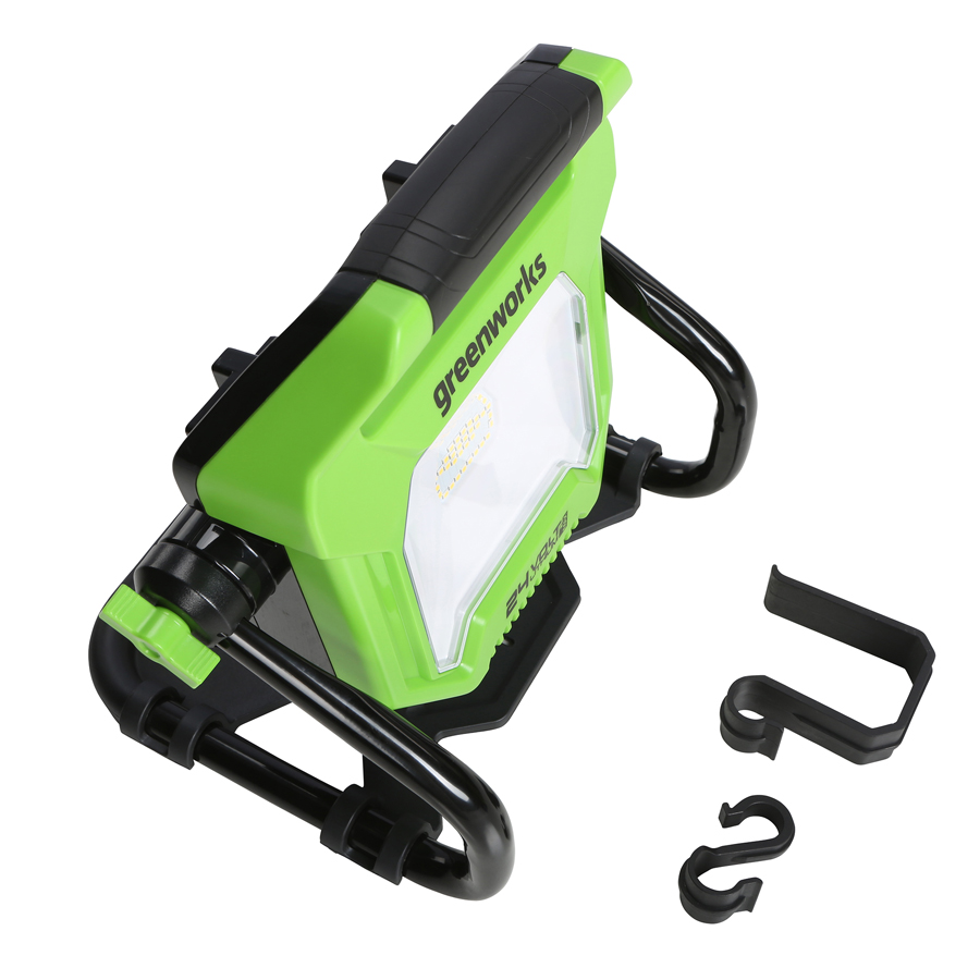 Прожектор светодиодный (2000 лм) аккумуляторный Greenworks 24V G24WL 3401307, без АКБ и ЗУ