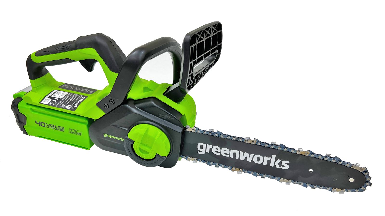 Пила аккумуляторная цепная Greenworks 30 см 40V G40CS30II 2007807, без АКБ и ЗУ