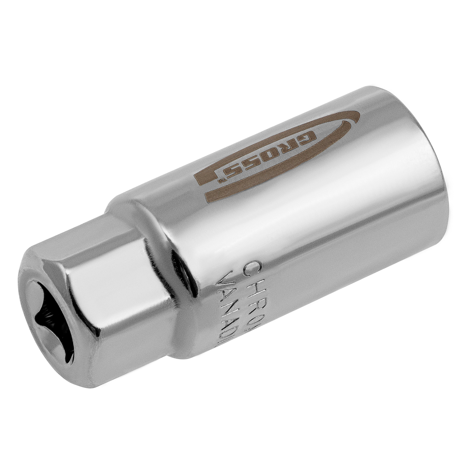 Головка торцевая многоразмерная под квадрат 3/8, хромированная