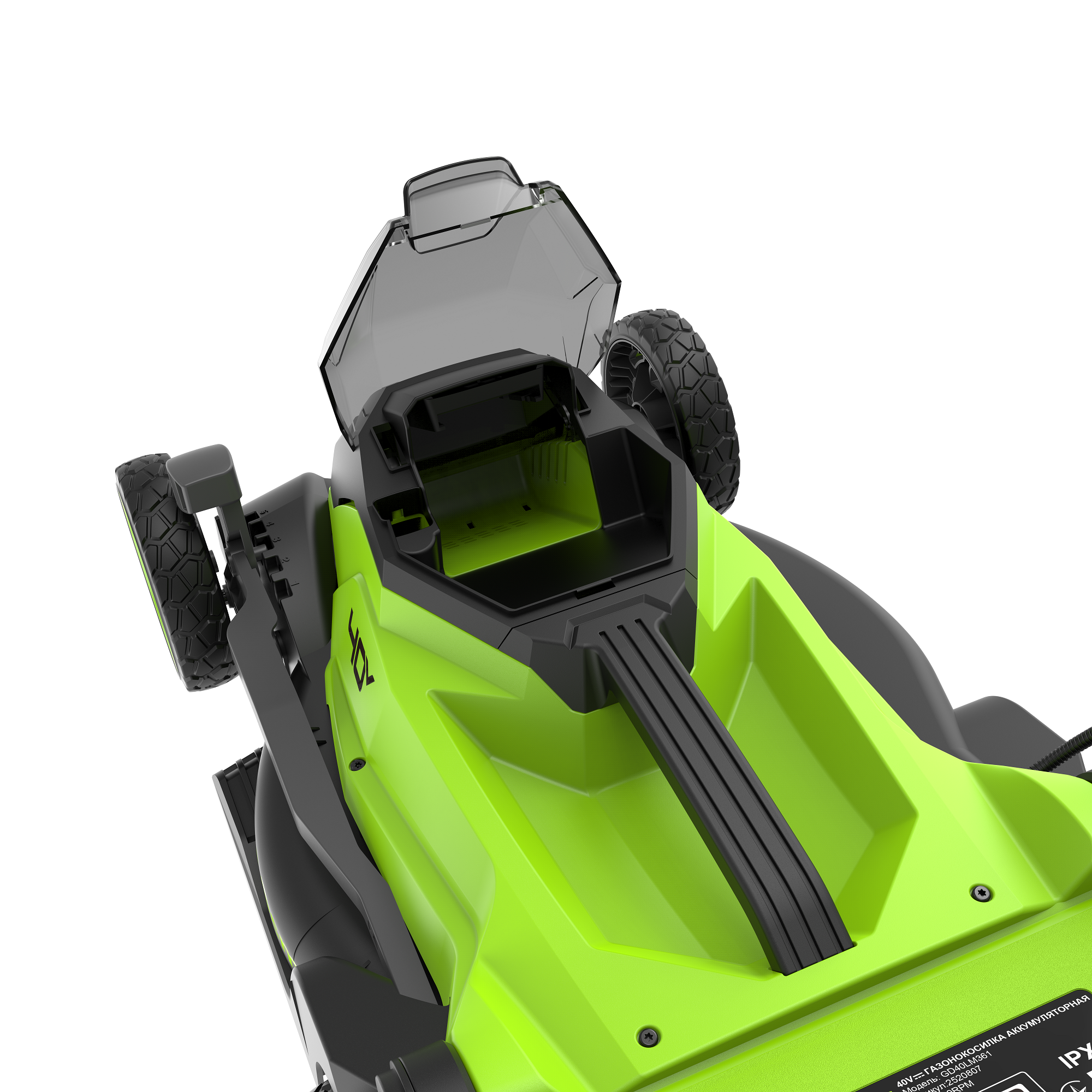 Газонокосилка аккумуляторная Greenworks 36 см 40V GD40LM361 2520807, бесщёточная, без АКБ и ЗУ