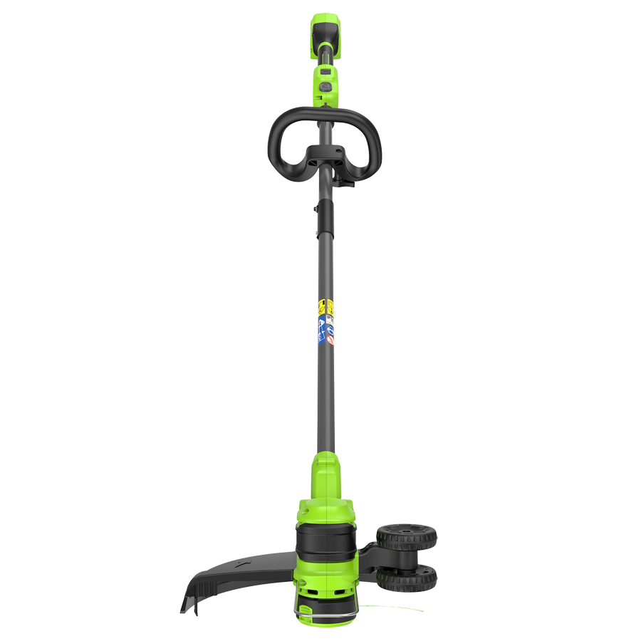 Триммер аккумуляторный Greenworks 33 см 24V GD24LT331 2113407 с пластиковым ножом, бесщеточный, без АКБ и ЗУ