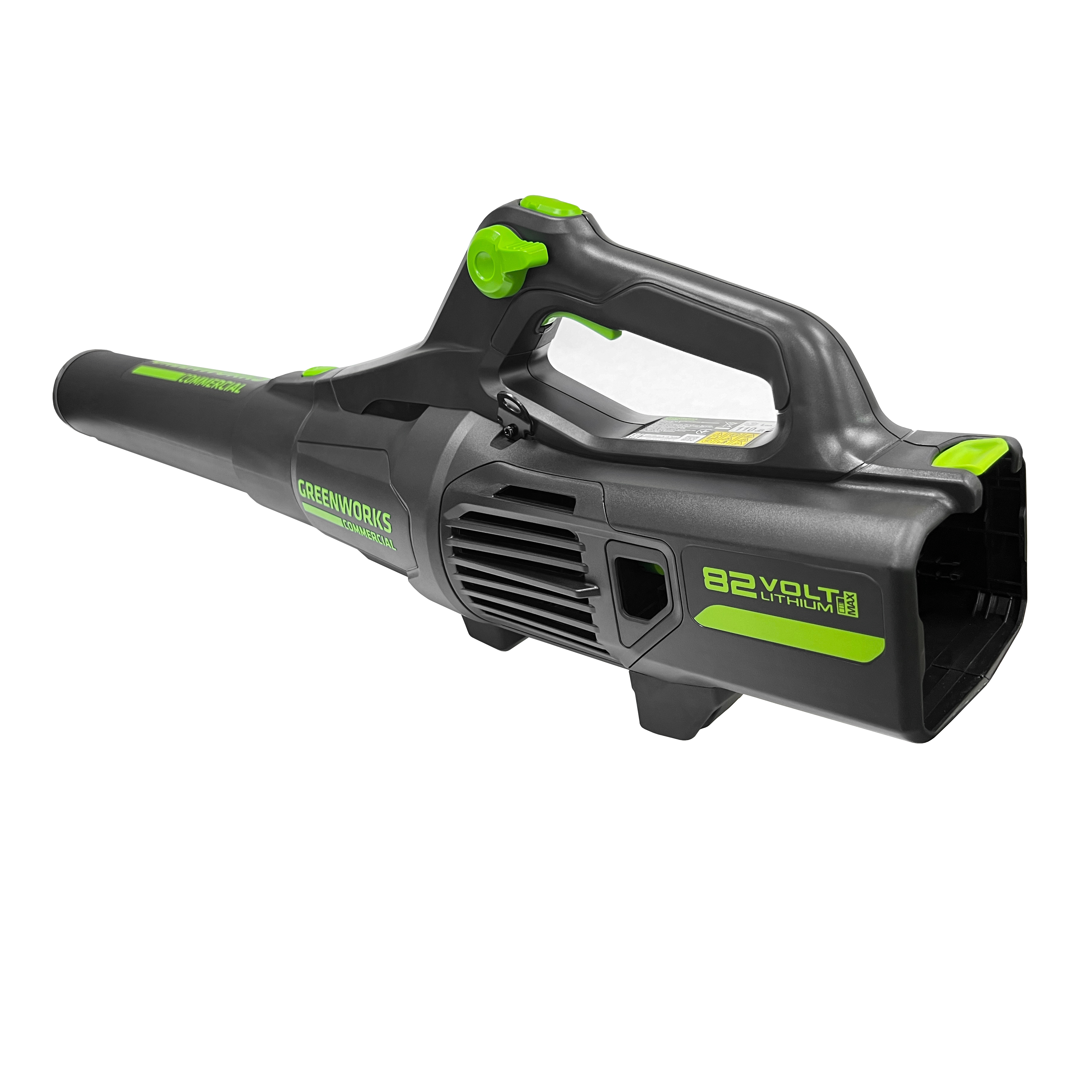 Воздуходув аккумуляторный (225 км/ч) Greenworks 82V GD82ABII 2407007, бесщеточный, без АКБ и ЗУ