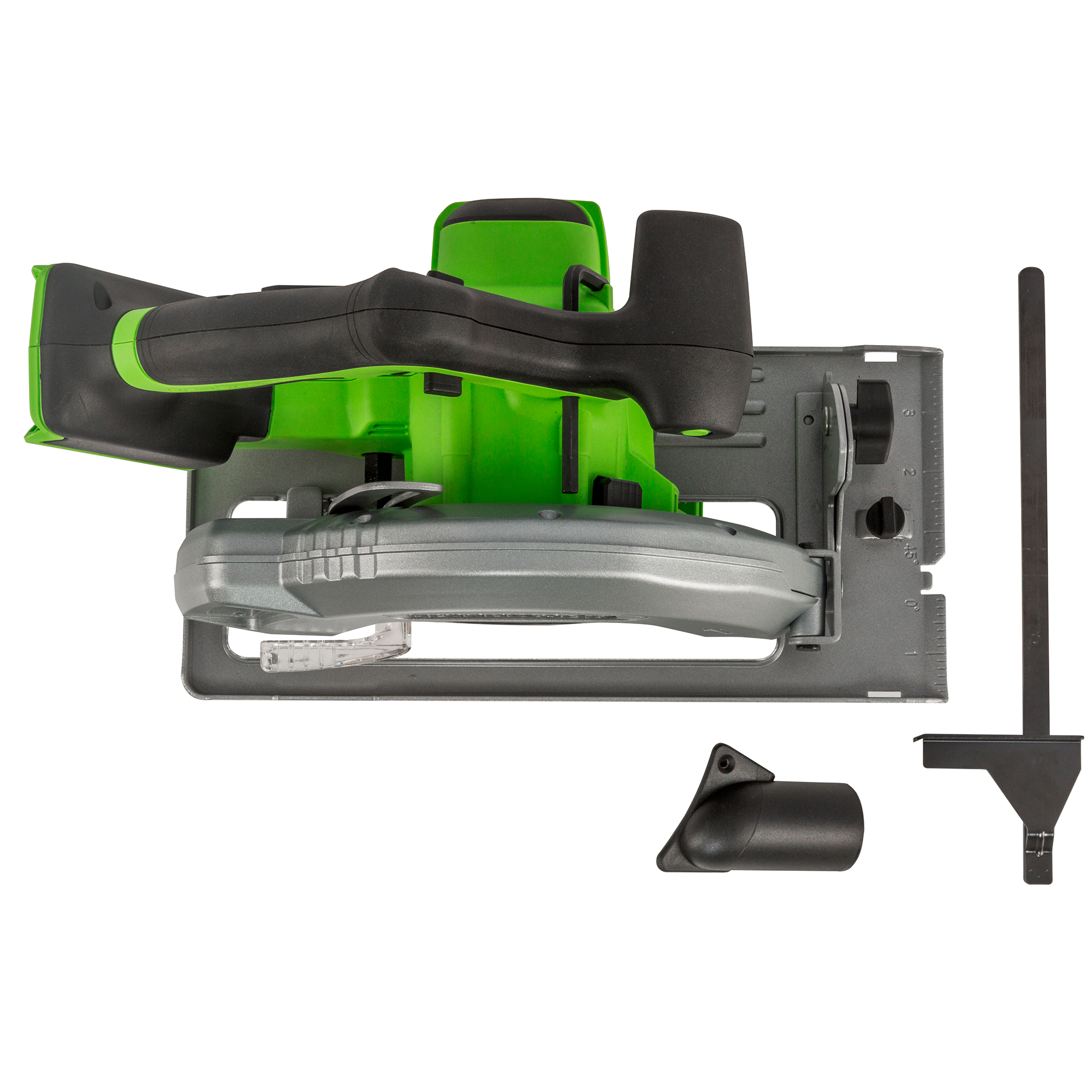 Пила циркулярная аккумуляторная Greenworks 24V GD24CS 1500907, бесщеточная, без АКБ и ЗУ