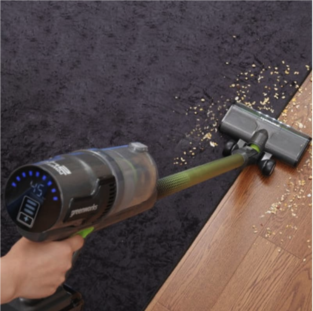 Пылесос вертикальный 500 Вт аккумуляторный Greenworks 24V G24SV 4701407, бесщёточный, без АКБ и ЗУ