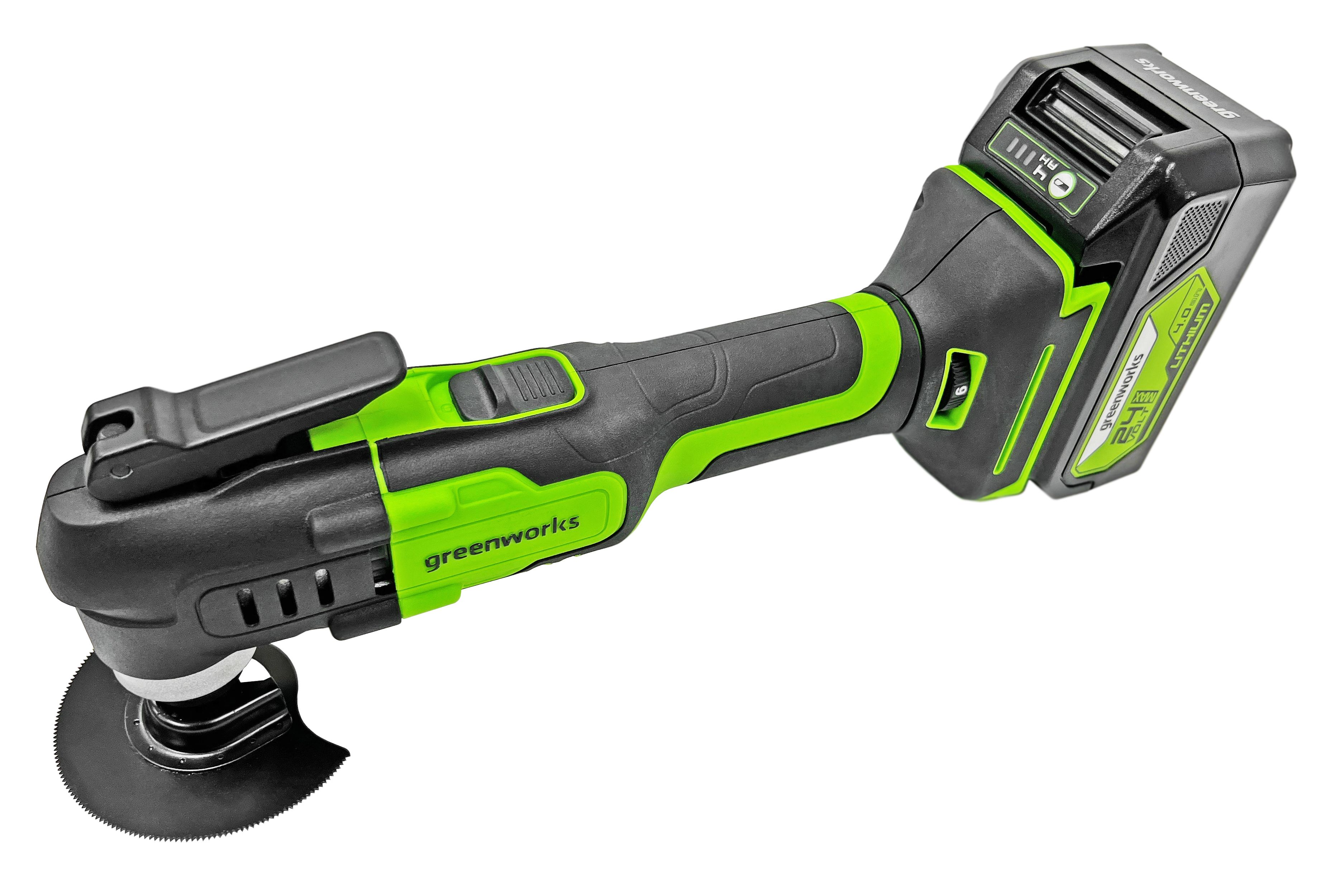 Реноватор (МФИ) аккумуляторный Greenworks 24V G24MT 3400307, без АКБ и ЗУ