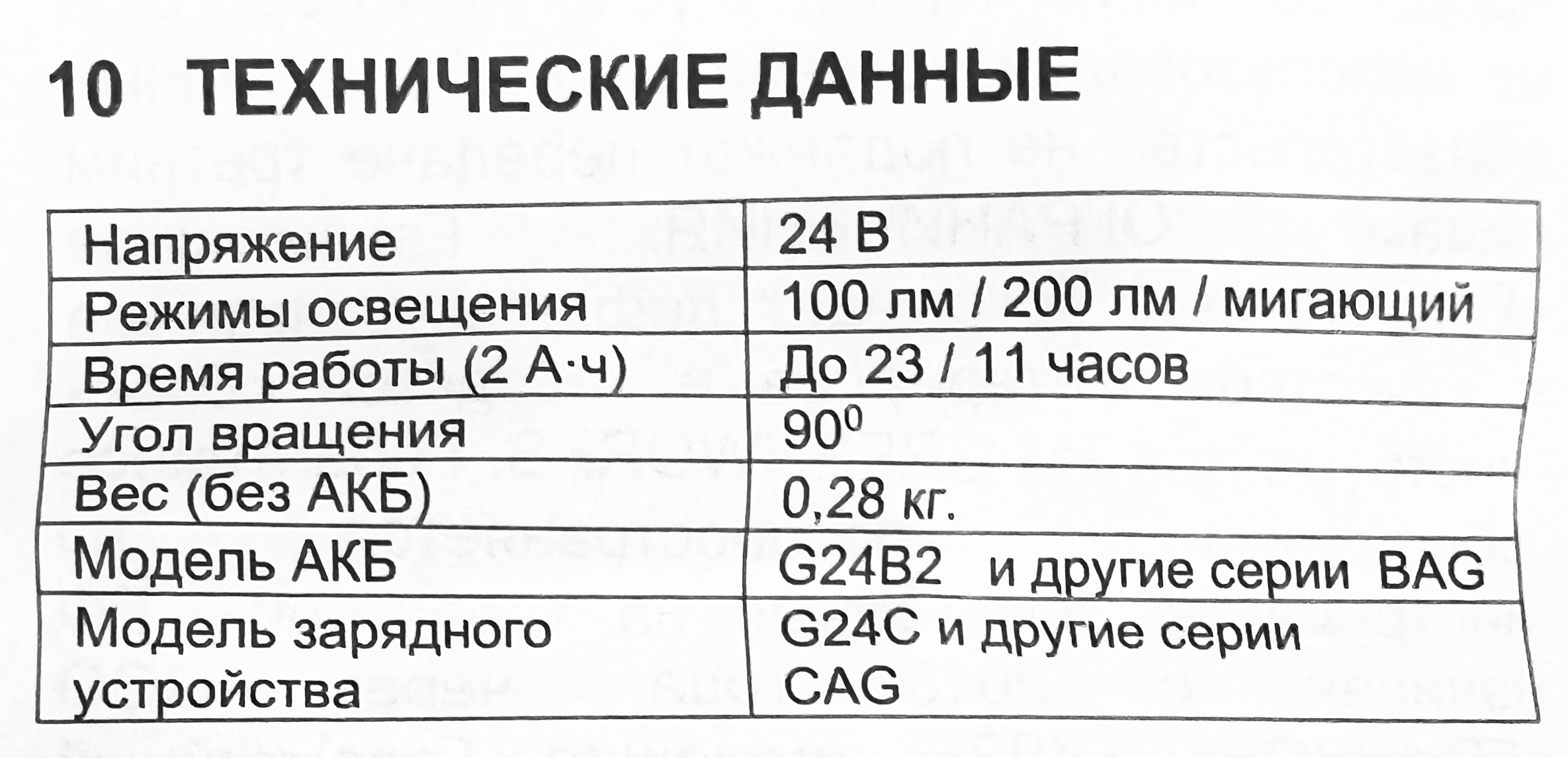 Фонарь аккумуляторный светодиодный (200 лм) Greenworks 24V G24SL200 3502407, без АКБ и ЗУ