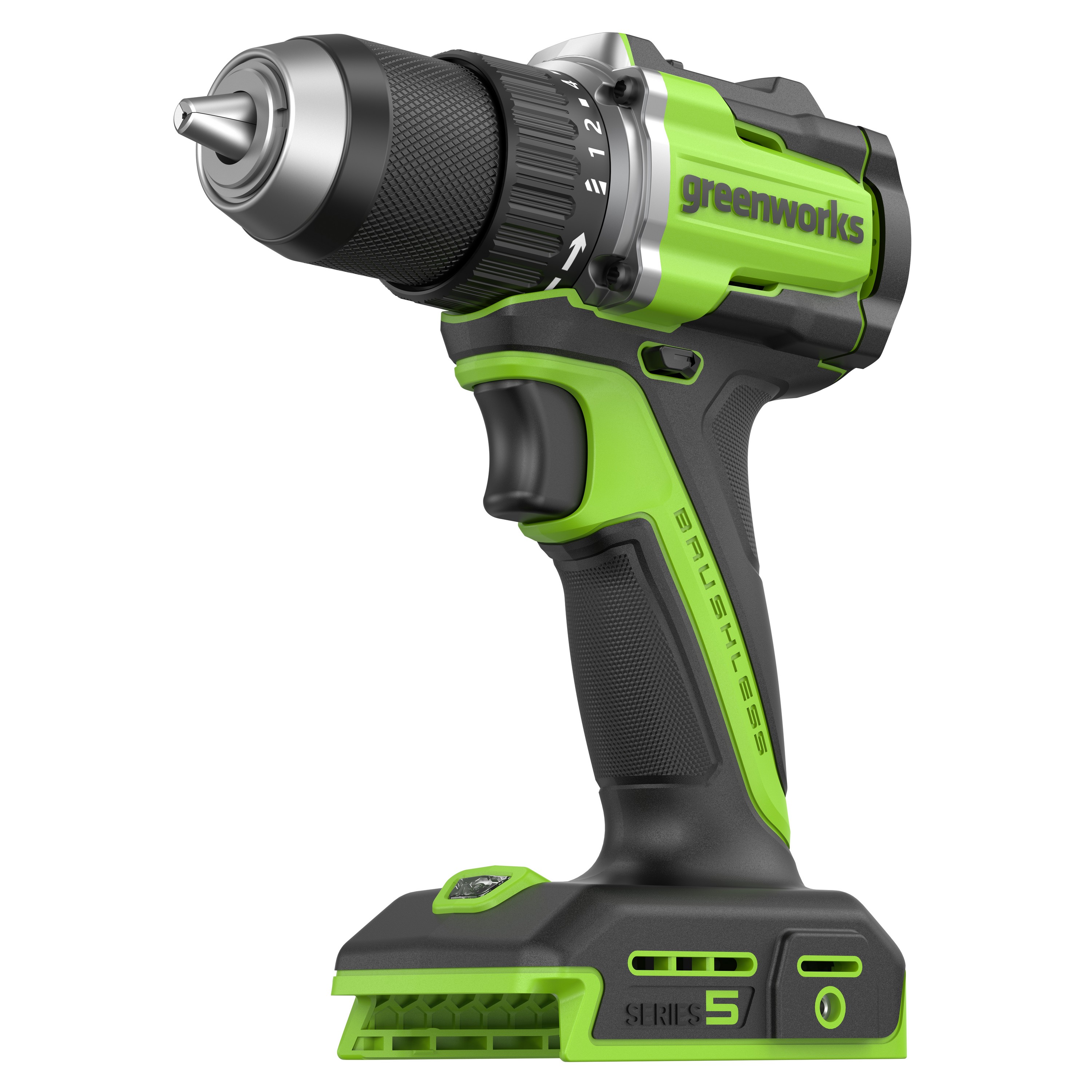 Дрель-шуруповерт 30/60 Нм аккумуляторная Greenworks 24V DD560 3708407, бесщеточная, без АКБ и ЗУ