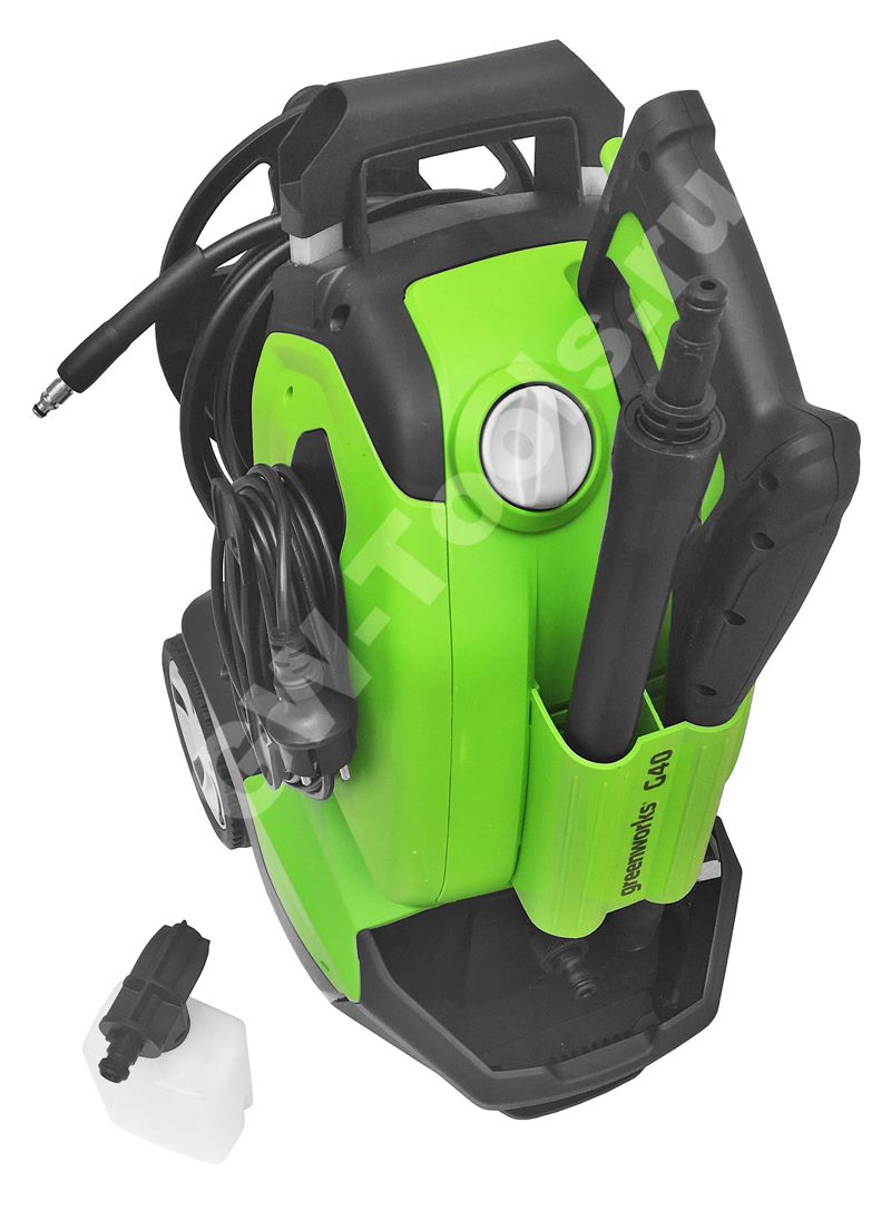 Мойка высокого давления Greenworks 135 бар 1900W G40