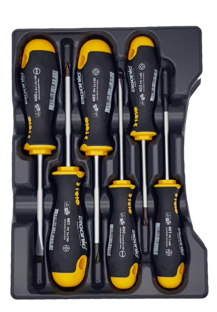 Набор отвёрток серия 400 Ergonic 6 шт. FELO 400 106 36