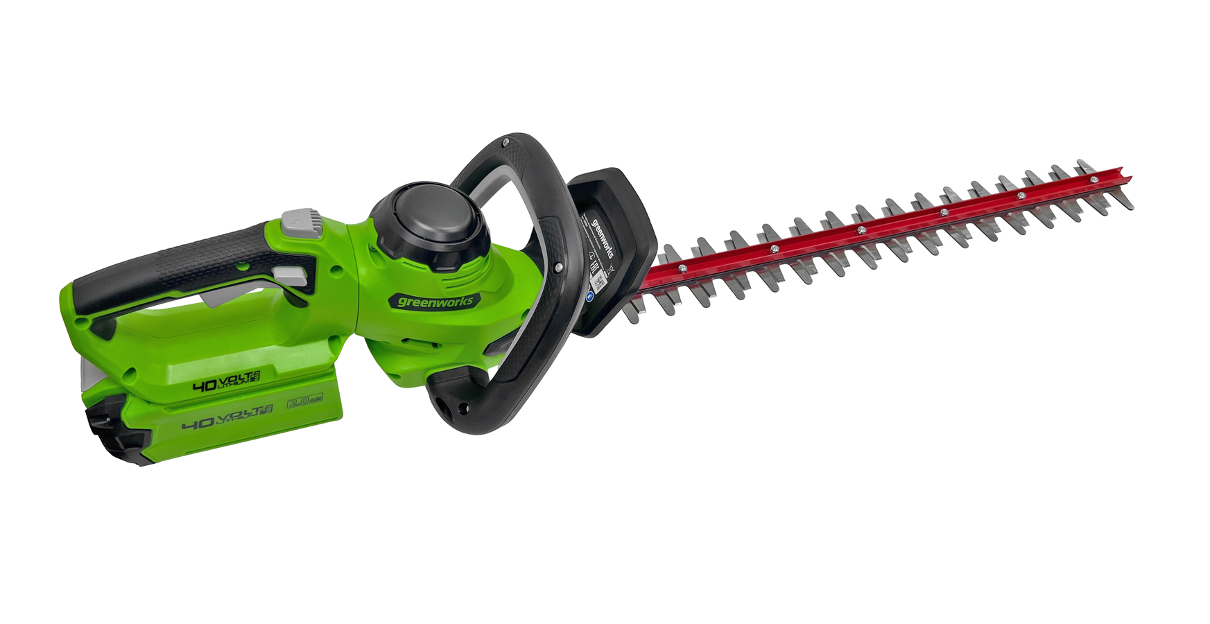 Кусторез аккумуляторный 60 см Greenworks 40V G40HT61 2200907, без АКБ и ЗУ
