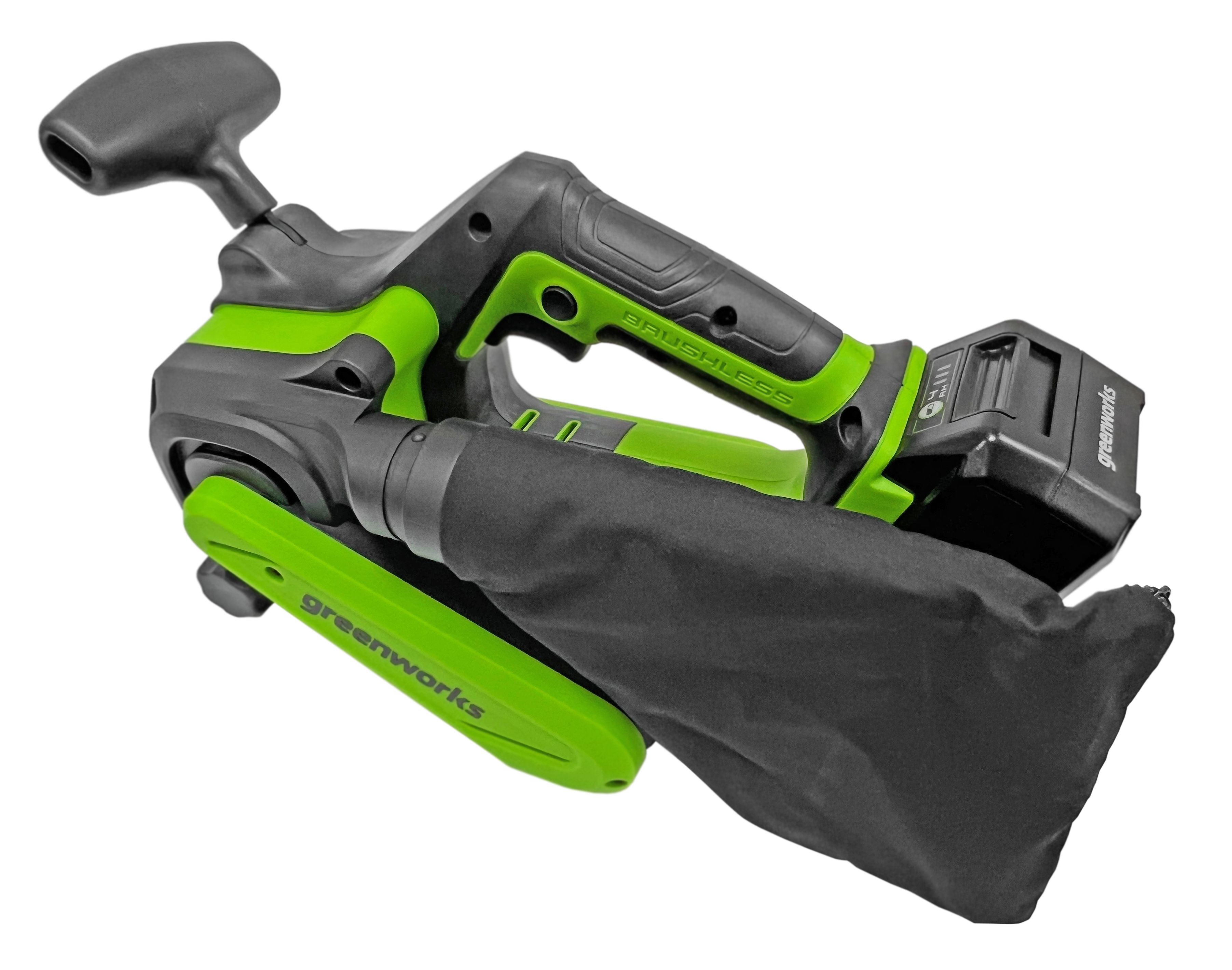 Ленточная шлифовальная машина аккумуляторная Greenworks 24V G24BS 3100607, бесщеточная, без АКБ и ЗУ