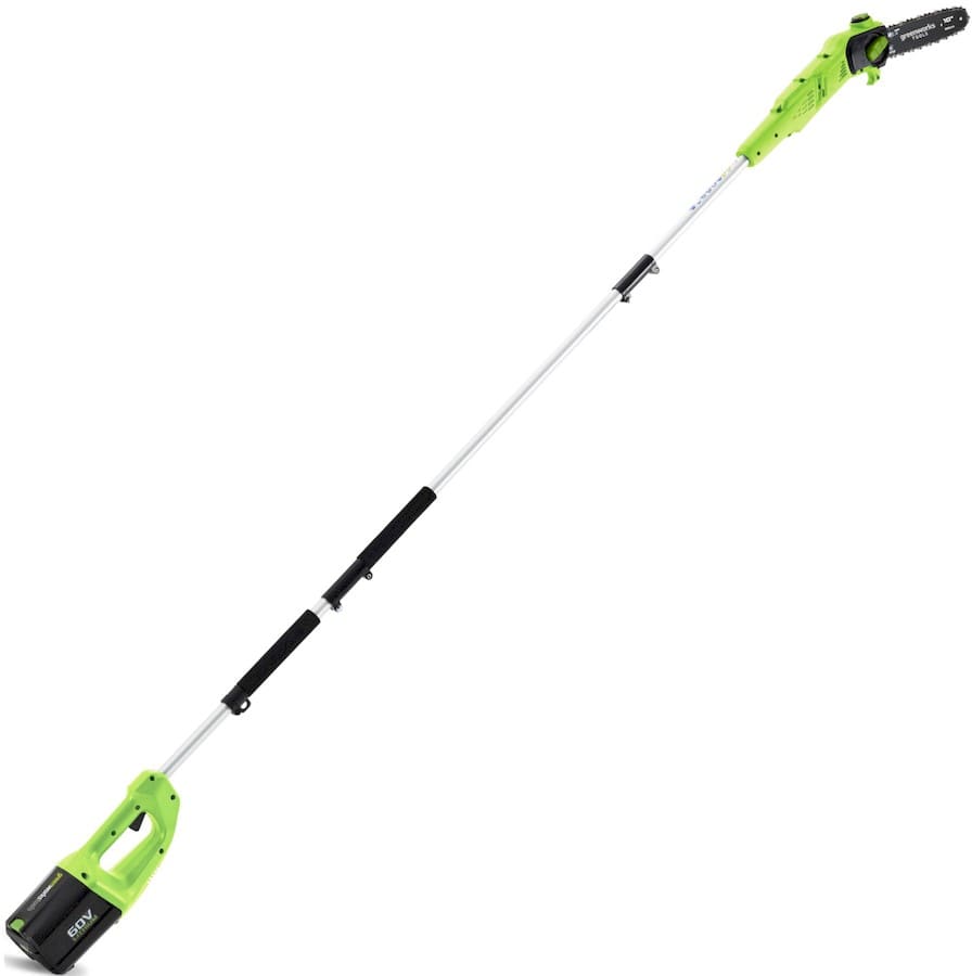 Высоторез – cучкорез аккумуляторный Greenworks 25 см 60V GD60PS, бесщеточный, без АКБ и ЗУ
