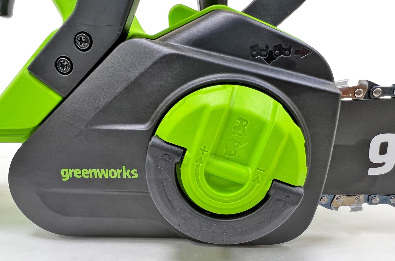 Пила аккумуляторная цепная Greenworks 30 см 40V G40CS30II 2007807, без АКБ и ЗУ
