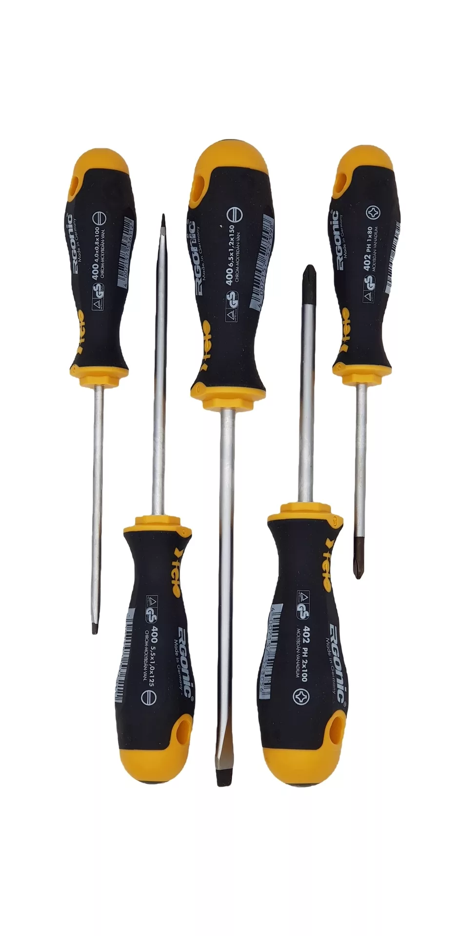 Набор отвёрток 5 шт., серия 400 Ergonic FELO 400 951 18