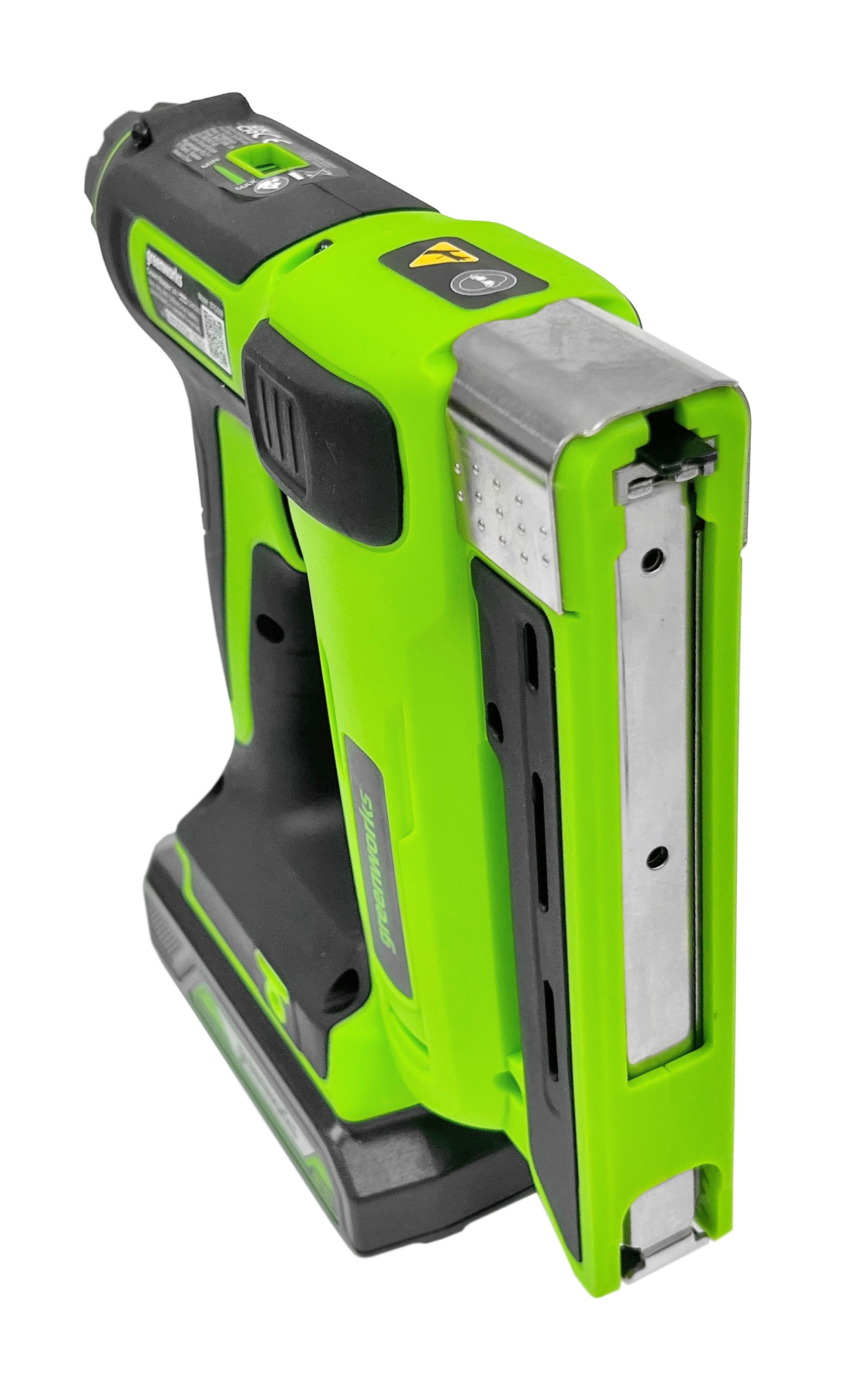 Степлер аккумуляторный Greenworks 24V G24CS10 3400107, без АКБ и ЗУ