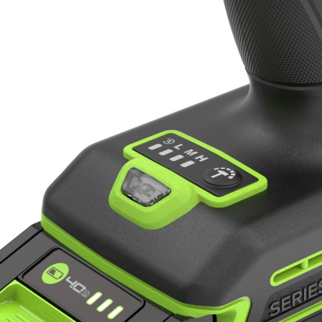 Гайковёрт ударный аккумуляторный Greenworks 24V 500Нм IW5500 3805007, бесщёточный, без АКБ и ЗУ