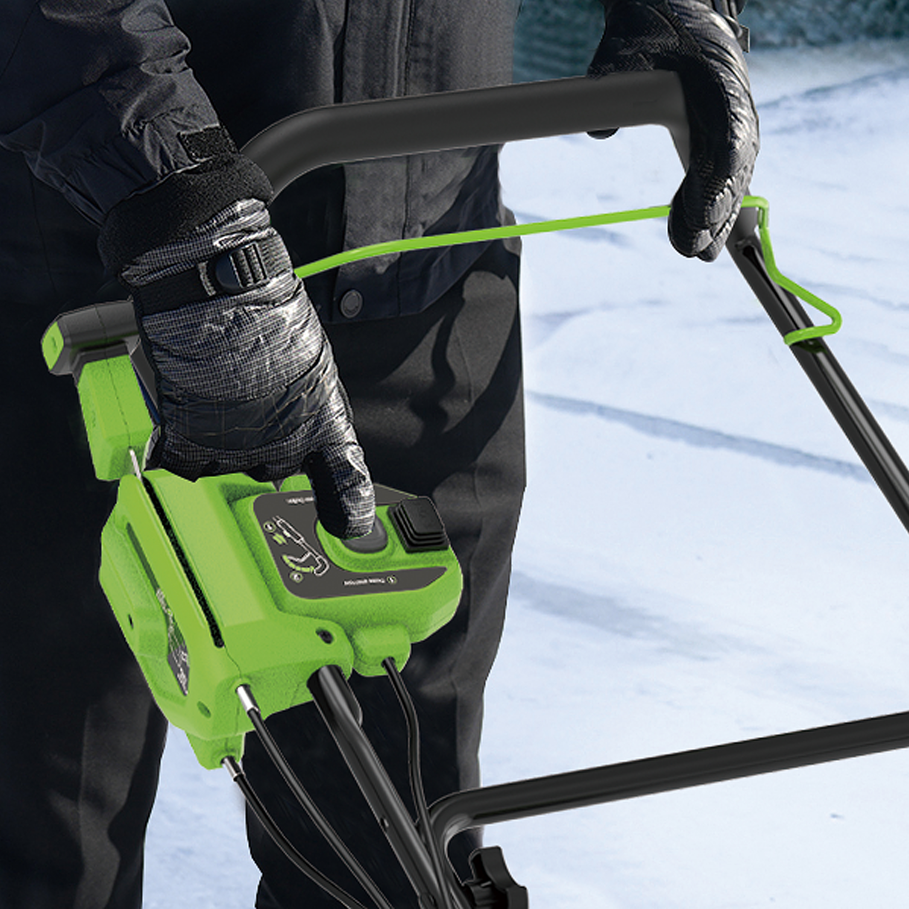 Снегоуборщик аккумуляторный Greenworks 51 см 40V GD40STX2 2603407, бесщёточный, с АКБ на 4 А*ч и ЗУ