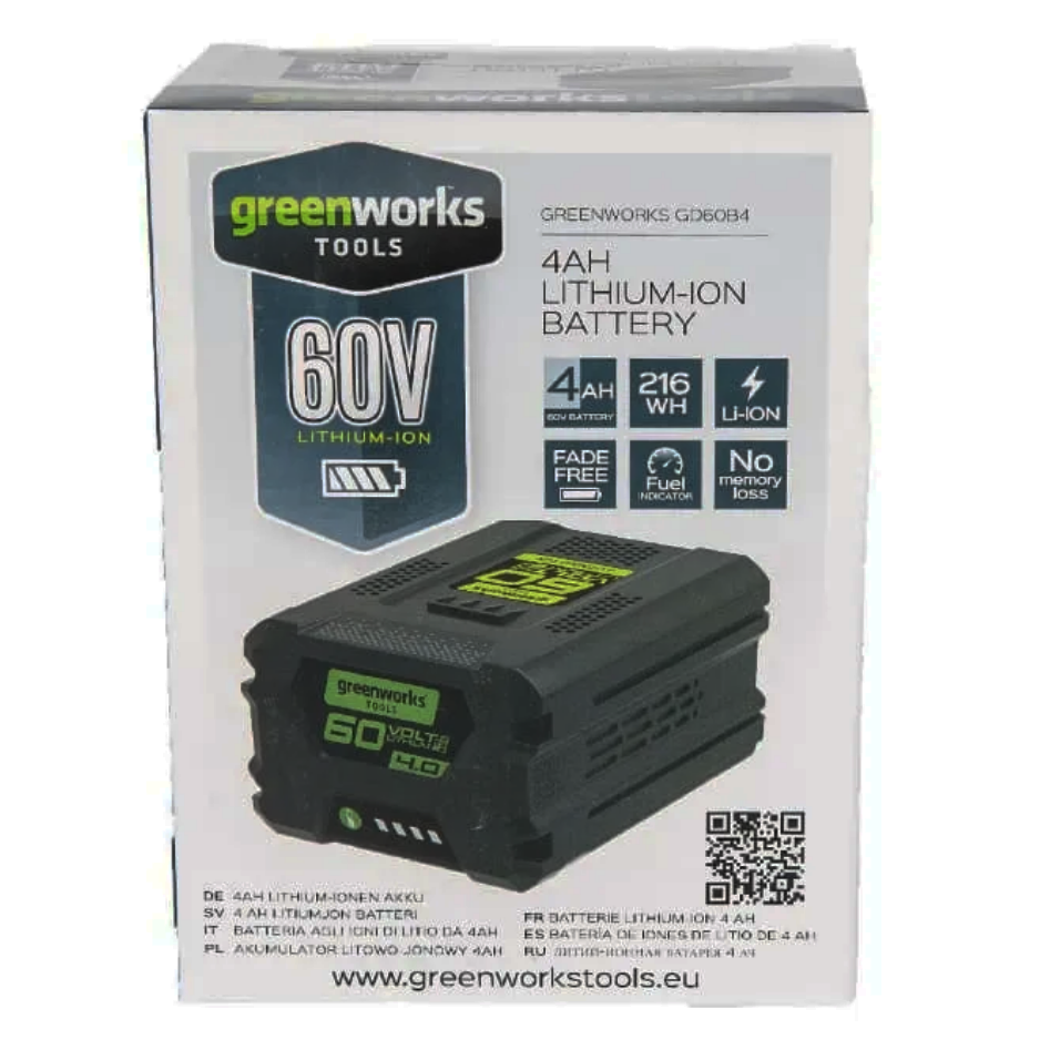 Аккумулятор Greenworks 4Ah 60V G60B4 2918407