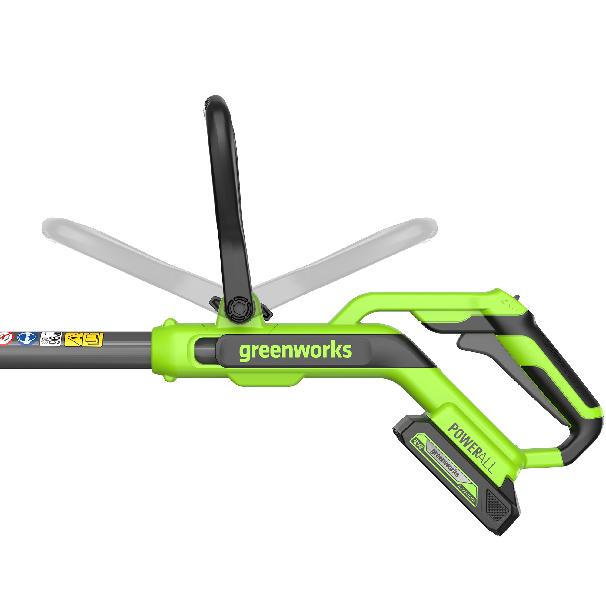 Триммер аккумуляторный Greenworks 30 см 24V G24LT301 2113207 с пластиковым ножом, без АКБ и ЗУ