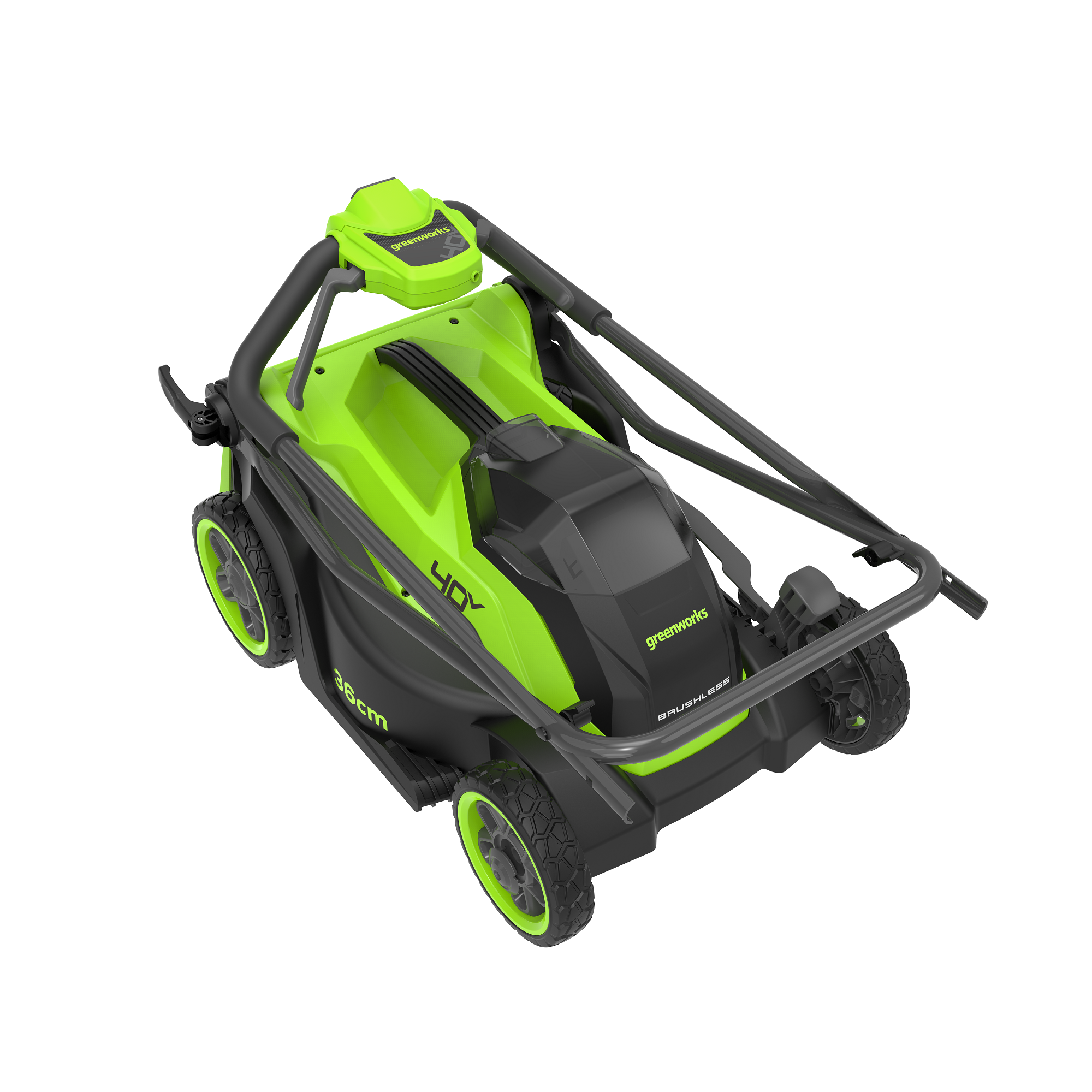 Газонокосилка аккумуляторная Greenworks 36 см 40V GD40LM361 2520807, бесщёточная, без АКБ и ЗУ