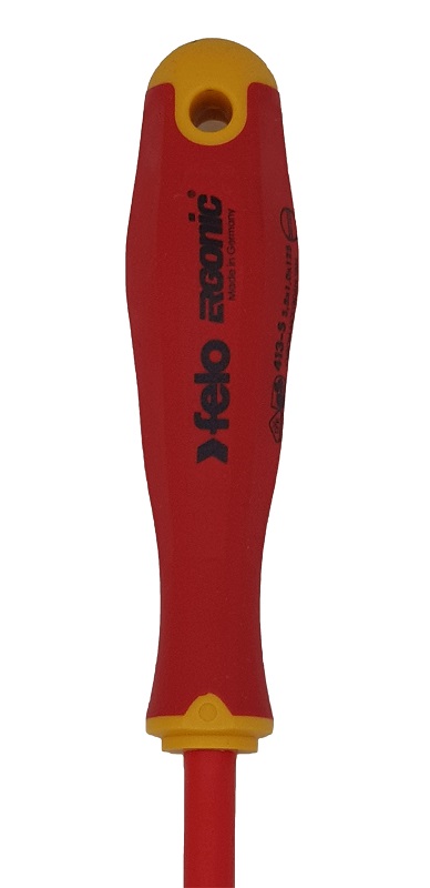 Отвёртка SLIM ERGONIC диэлектр., серия 413, SL 5,5х1,0х125 FELO 413 955 90