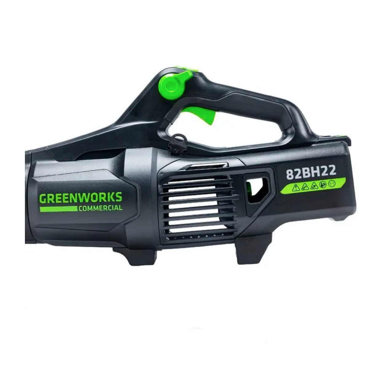 Воздуходув аккумуляторный (225 км/ч) Greenworks 82V GD82ABII 2407007, бесщеточный, без АКБ и ЗУ