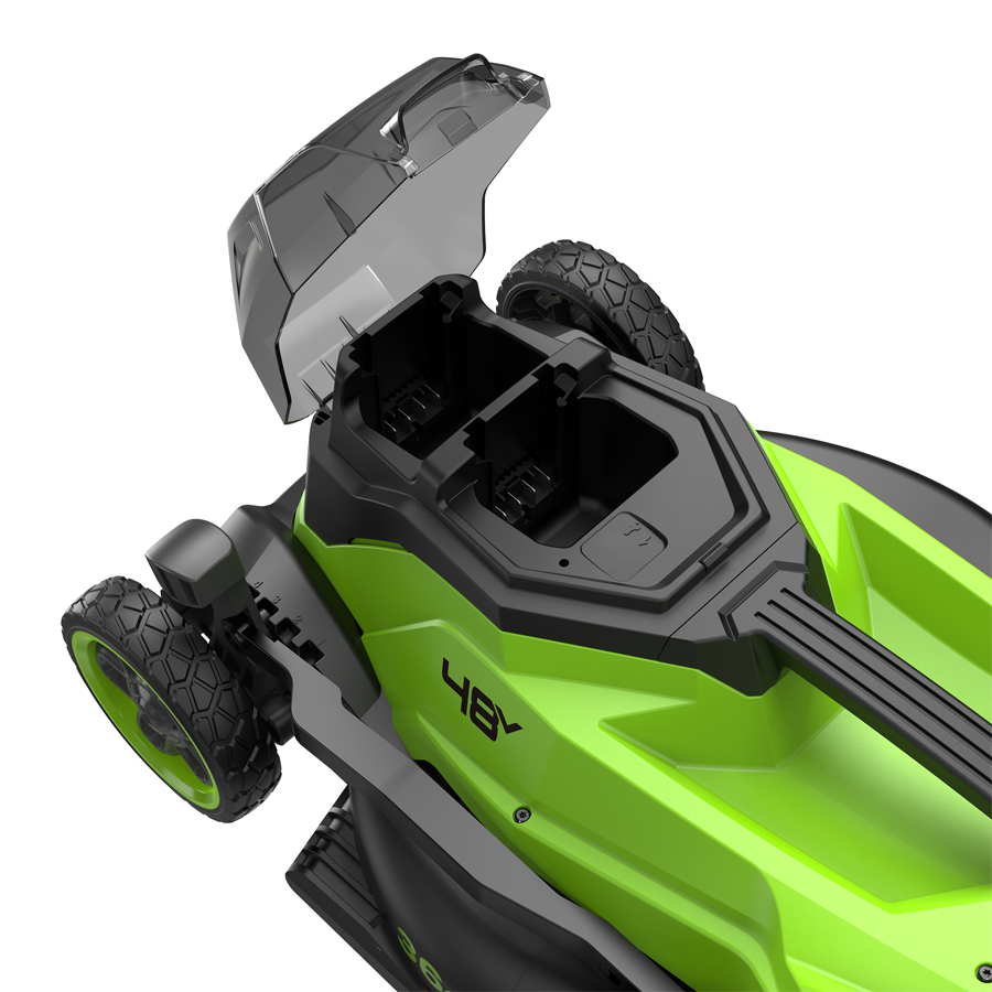 Газонокосилка аккумуляторная 36 см Greenworks 2х24V (48V) GD24X2LM361 2520707, бесщеточная, без АКБ и ЗУ