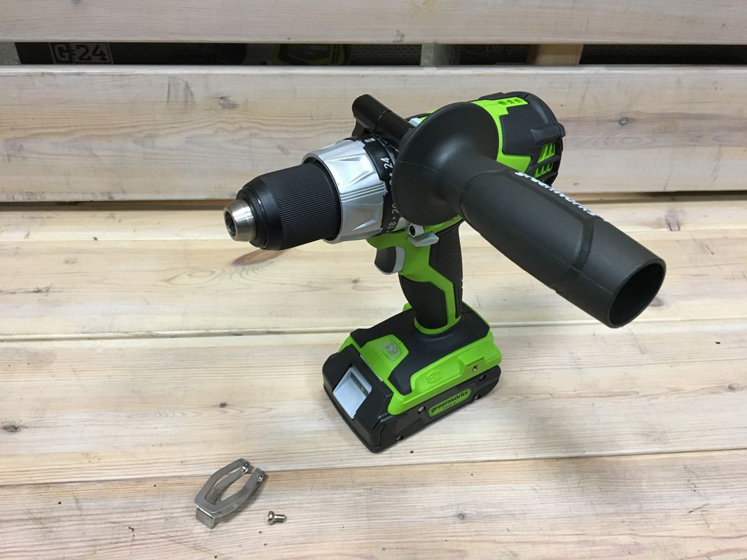 Шуруповёрт аккумуляторный Greenworks 24V GD24DD, бесщёточный