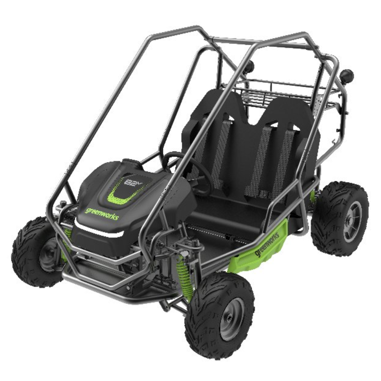 Двухместный подростковый багги Greenworks GK52400 82V аккумуляторный