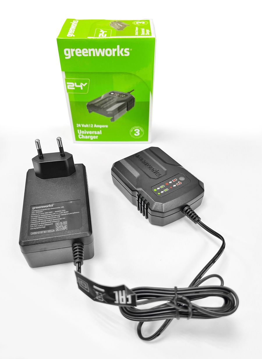 Зарядное устройство – слайдер (2 А) Greenworks 24V G24UC2 2946207
