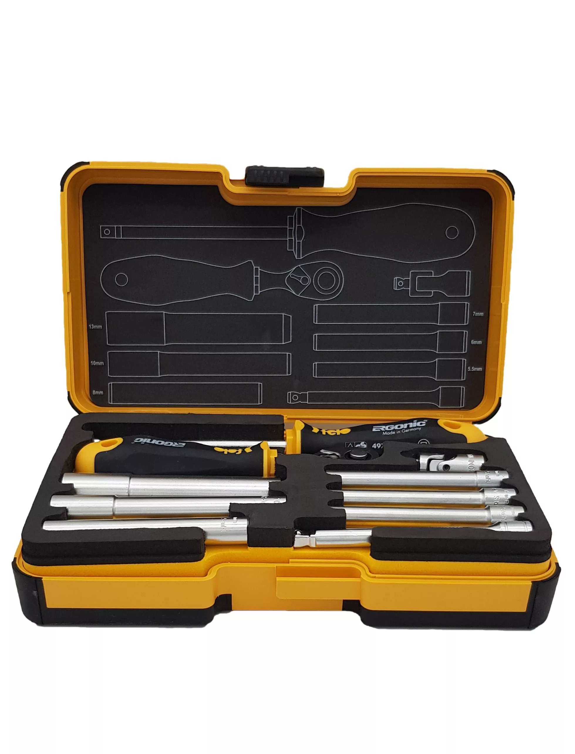 Инструм. набор "FELO R-GO M-TEC", 10 предм., серия 057 FELO 057 810 06