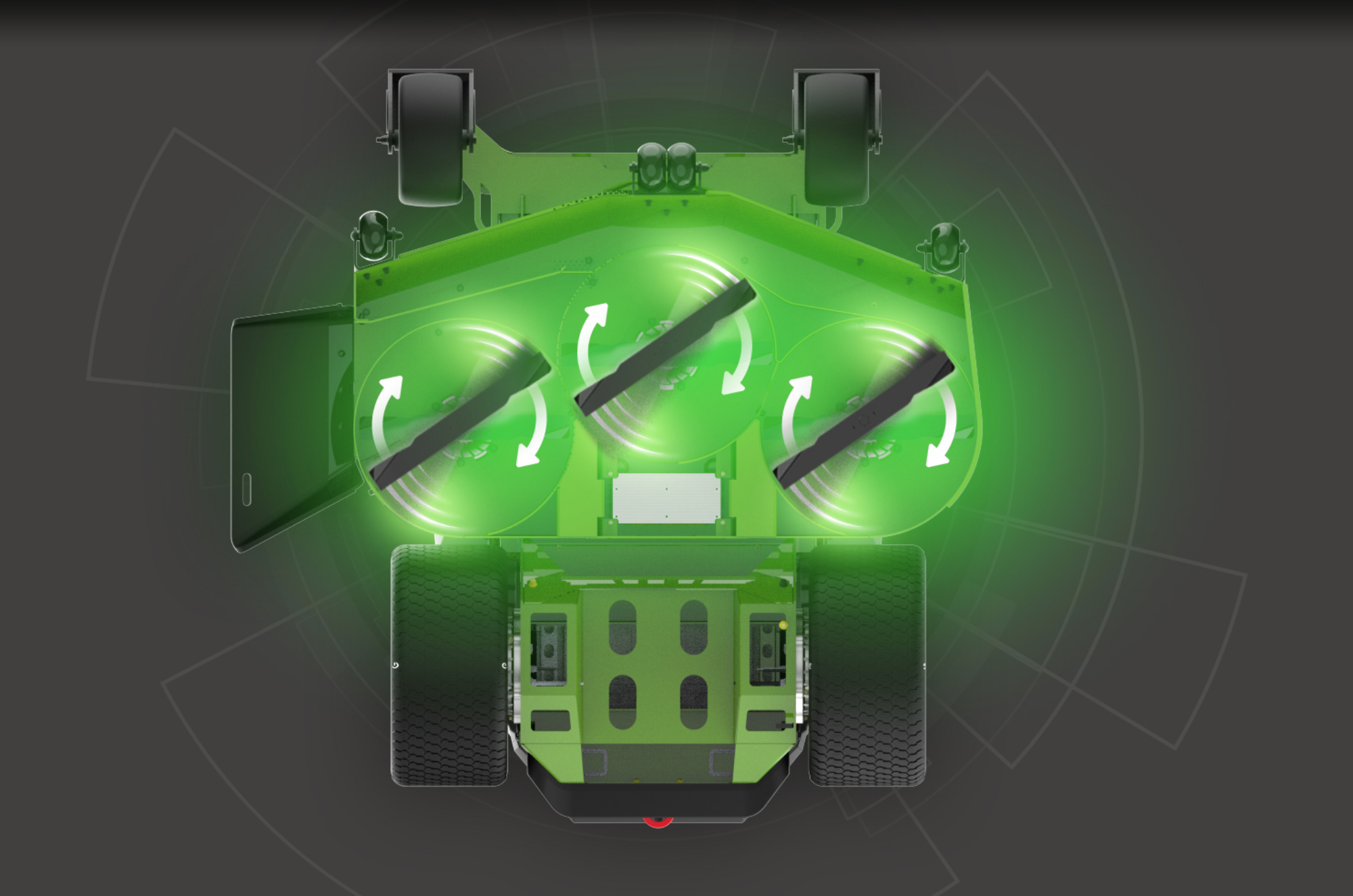 Райдер садовый 152 см с нулевым радиусом разворота аккумуляторный Greenworks 82V ZTC152 7405107, бесщеточный, с АКБ 24 кВтч