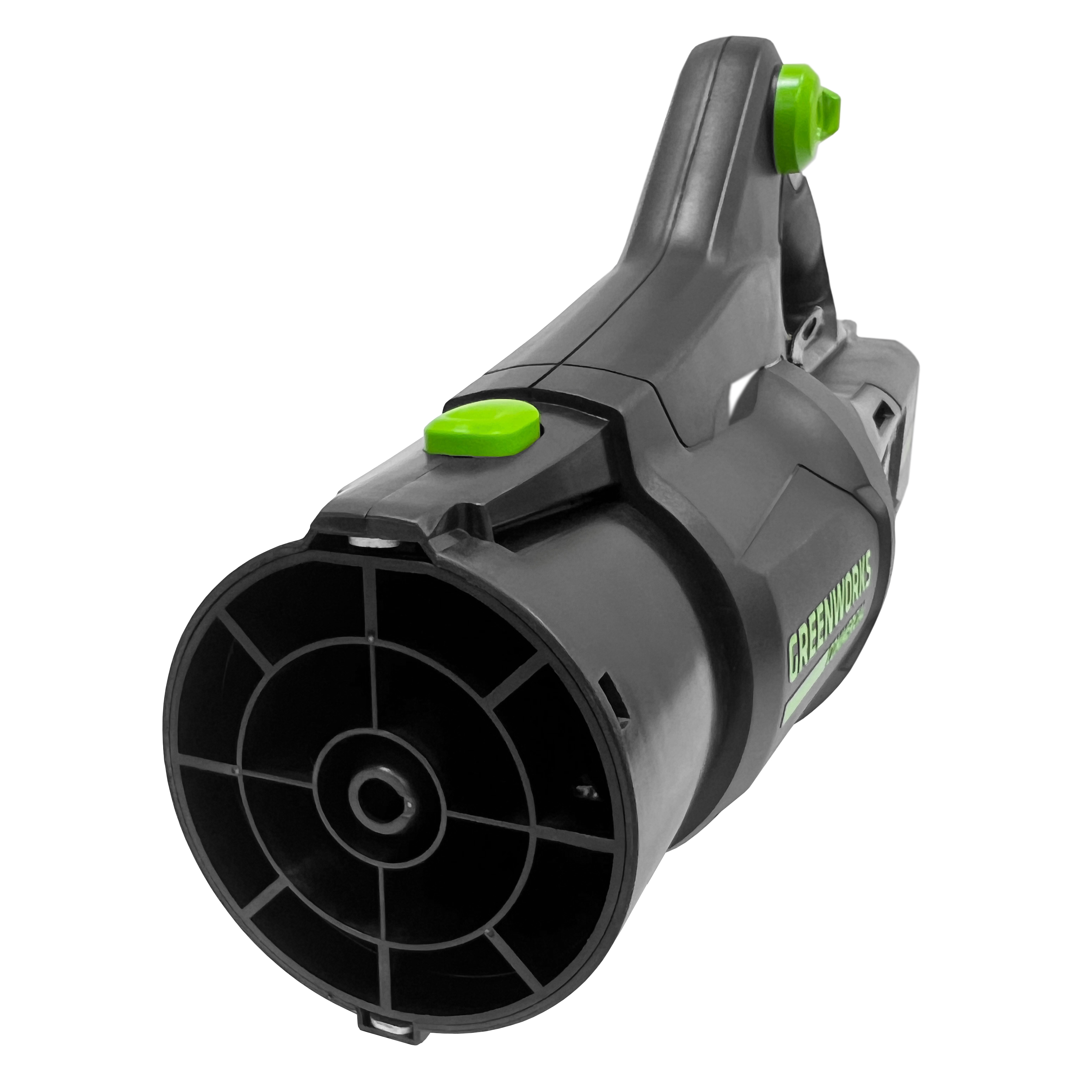 Воздуходув аккумуляторный (225 км/ч) Greenworks 82V GD82ABII 2407007, бесщеточный, без АКБ и ЗУ