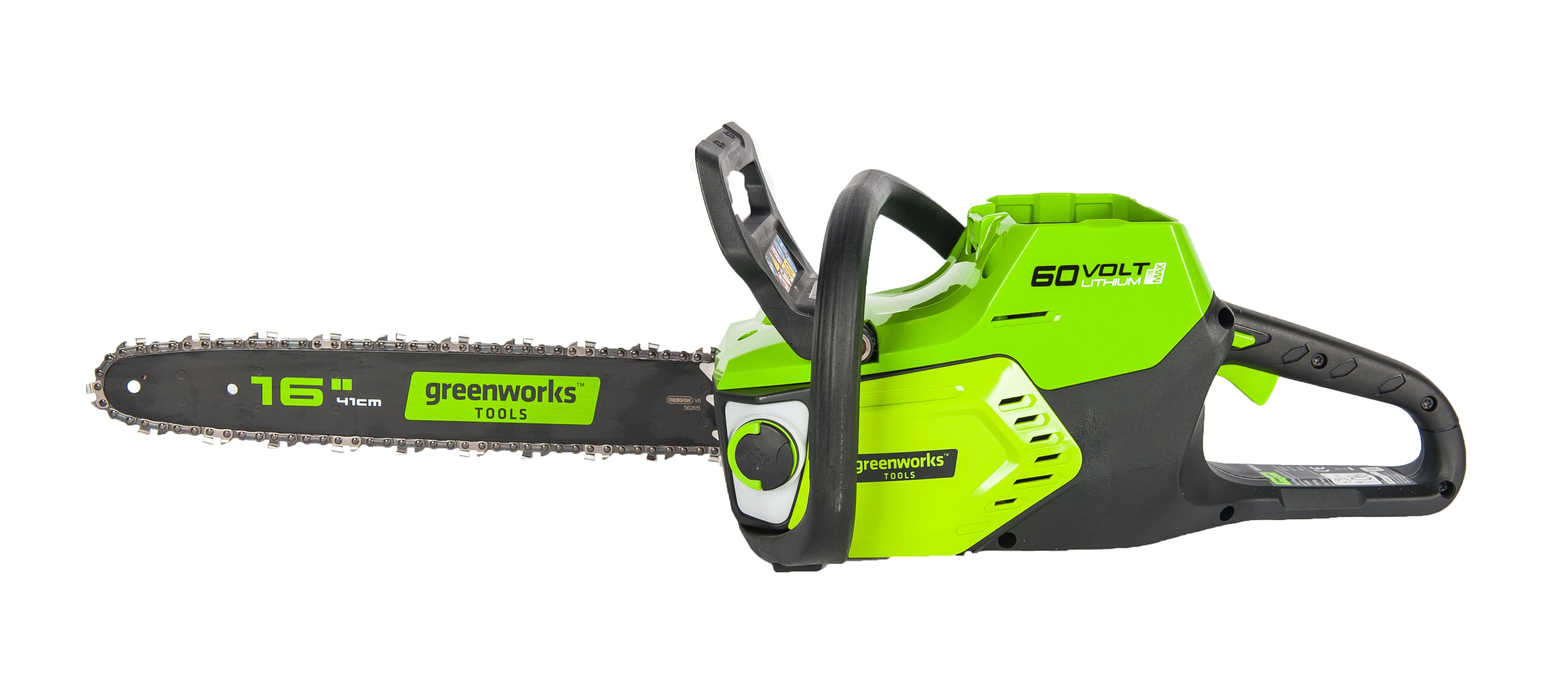Пила аккумуляторная цепная Greenworks 40 см 60V GD60CS40, бесщёточная, без АКБ и ЗУ