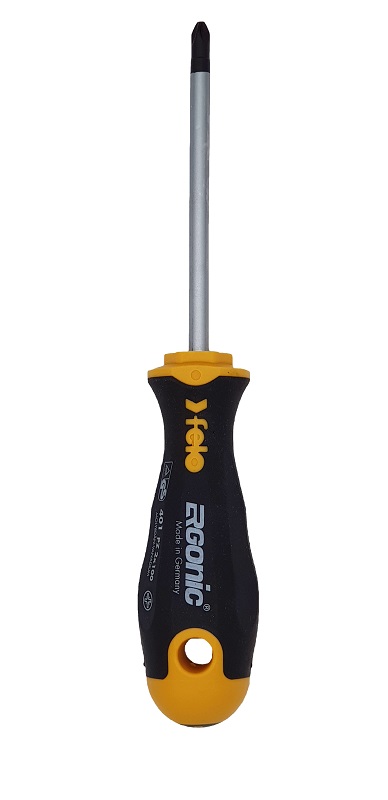 Отвёртка серия 401 Ergonic, PZ2х100х6,0 FELO 401 203 10