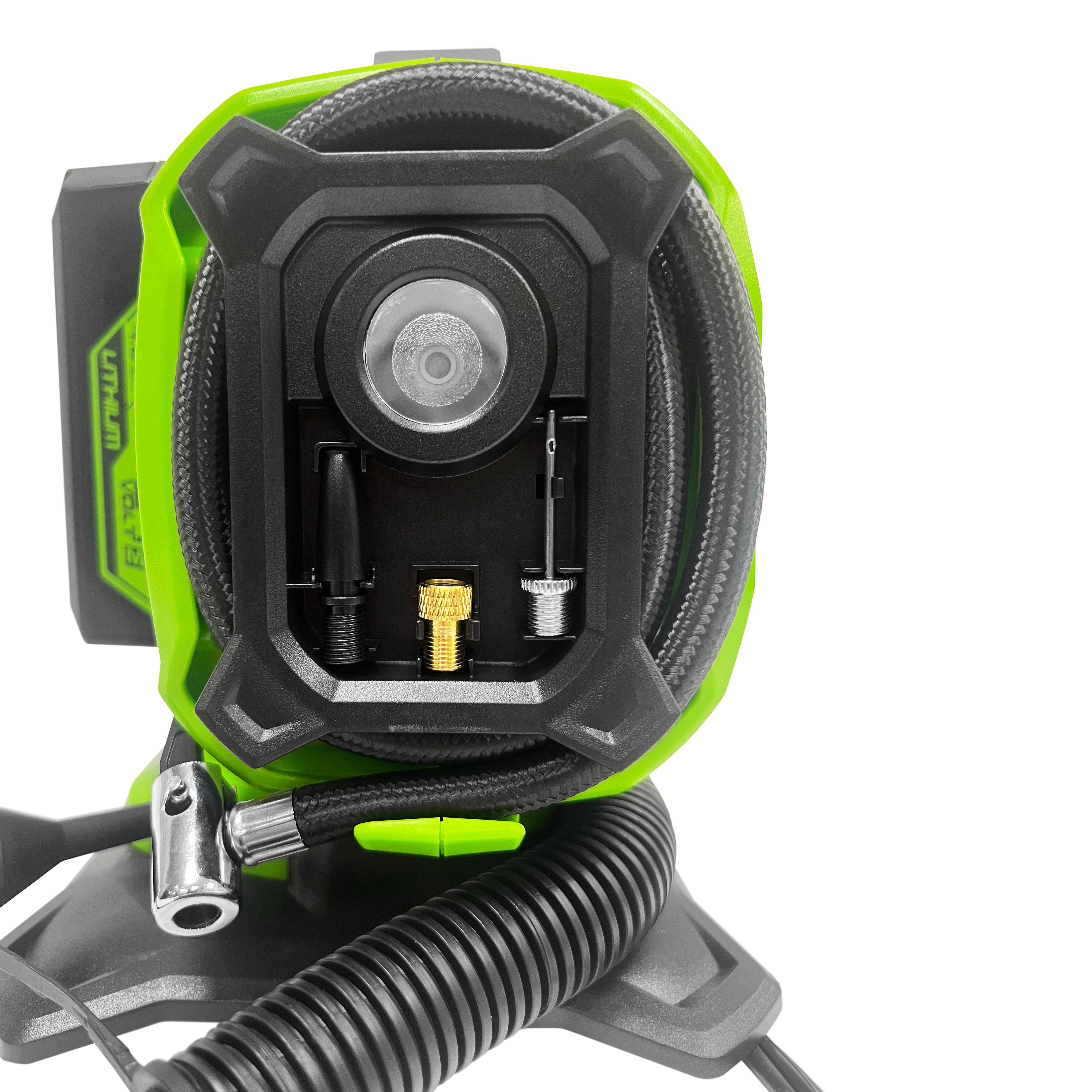 Компрессор автомобильный аккумуляторный Greenworks 24V/12V ACG301 3400807, без АКБ и ЗУ