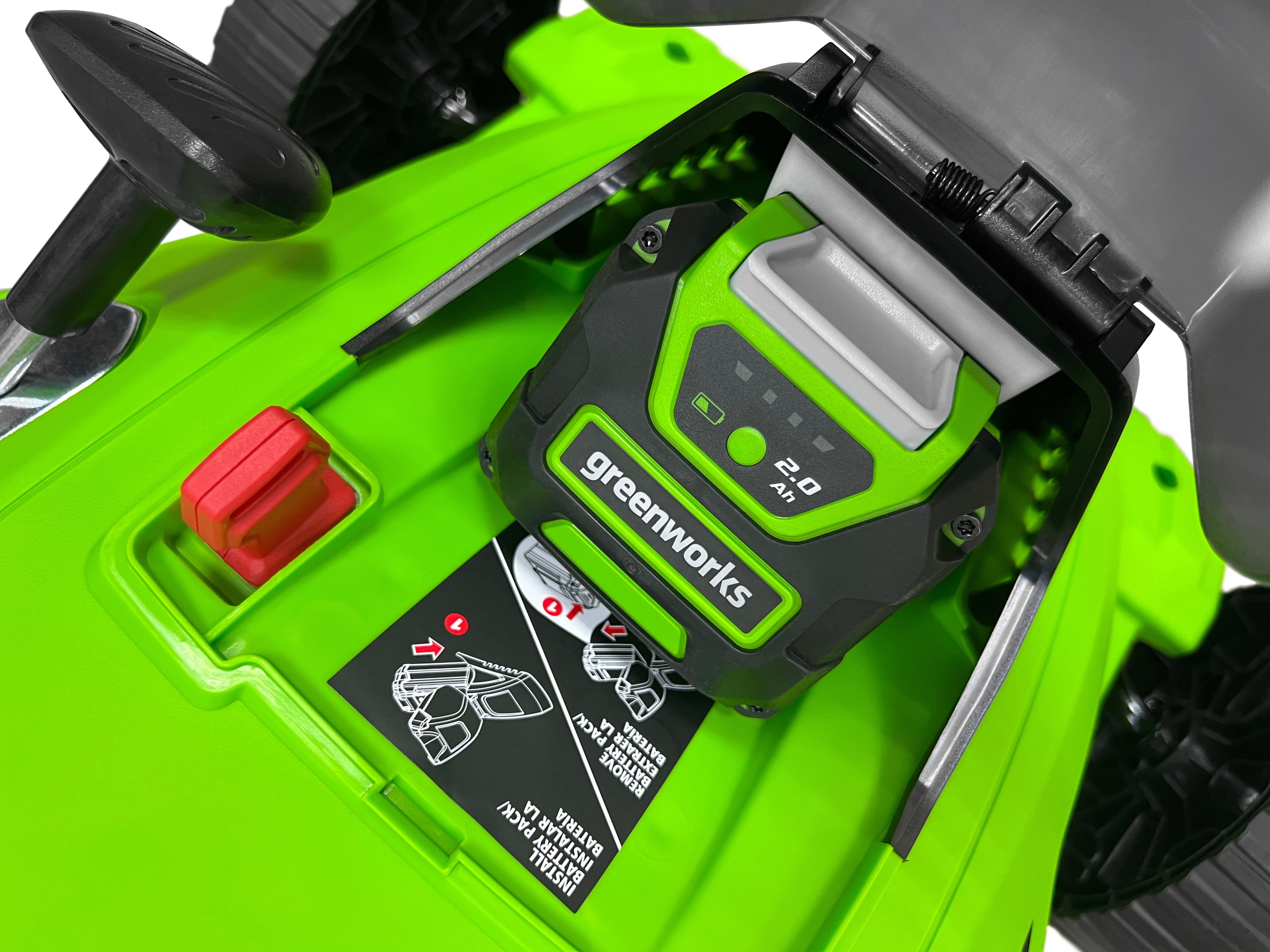 Газонокосилка аккумуляторная Greenworks 41 см 40V GD40LM16X 2517907, бесщеточная, без АКБ и ЗУ