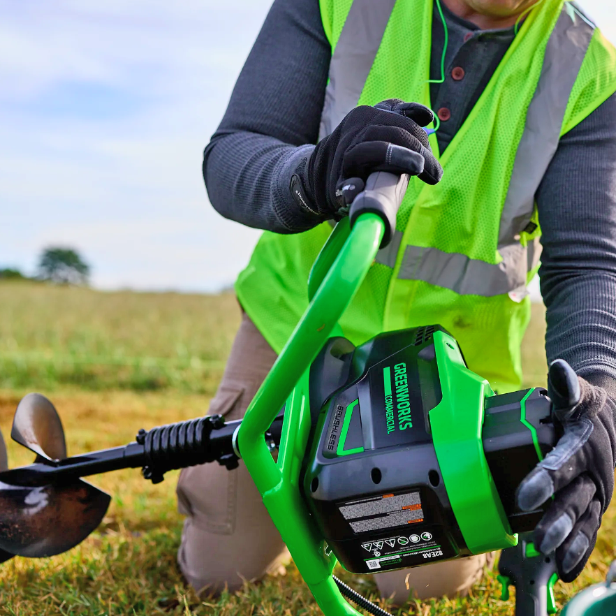 Мотобур аккумуляторный Greenworks 82V GC-AUGER 3707907, бесщеточный, без АКБ и ЗУ