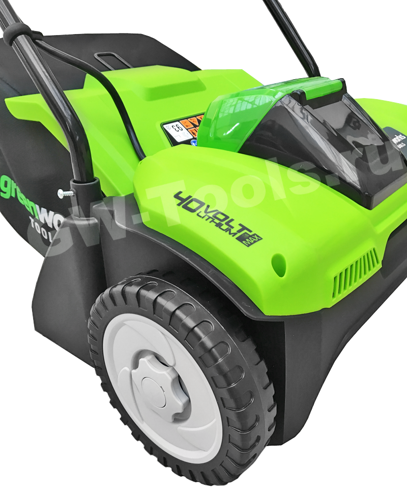 Аэратор-вертикуттер аккумуляторный 35 см Greenworks 40V, без АКБ и ЗУ