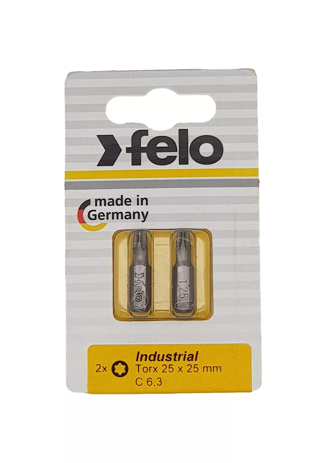 Биты Torx25х25, С 6,3, 2 шт. FELO 026 250 36