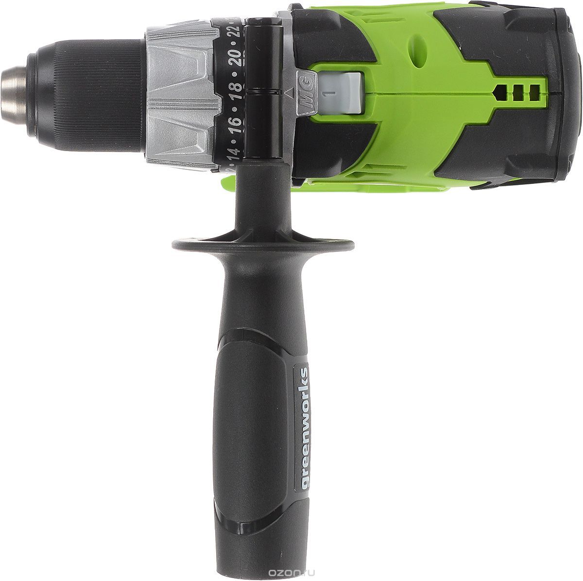 Шуруповёрт аккумуляторный Greenworks 24V GD24DD, бесщёточный