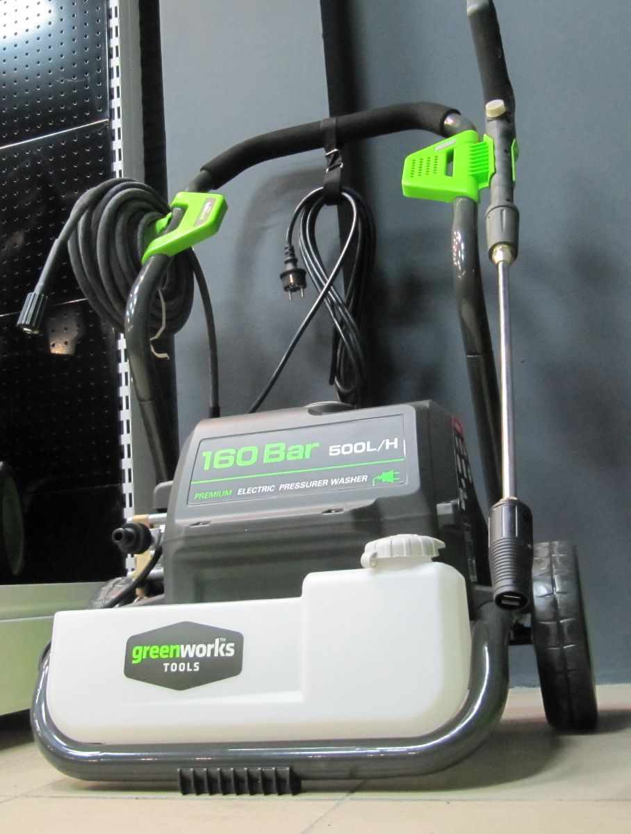 Мойка высокого давления Greenworks 160 бар 2800W G8