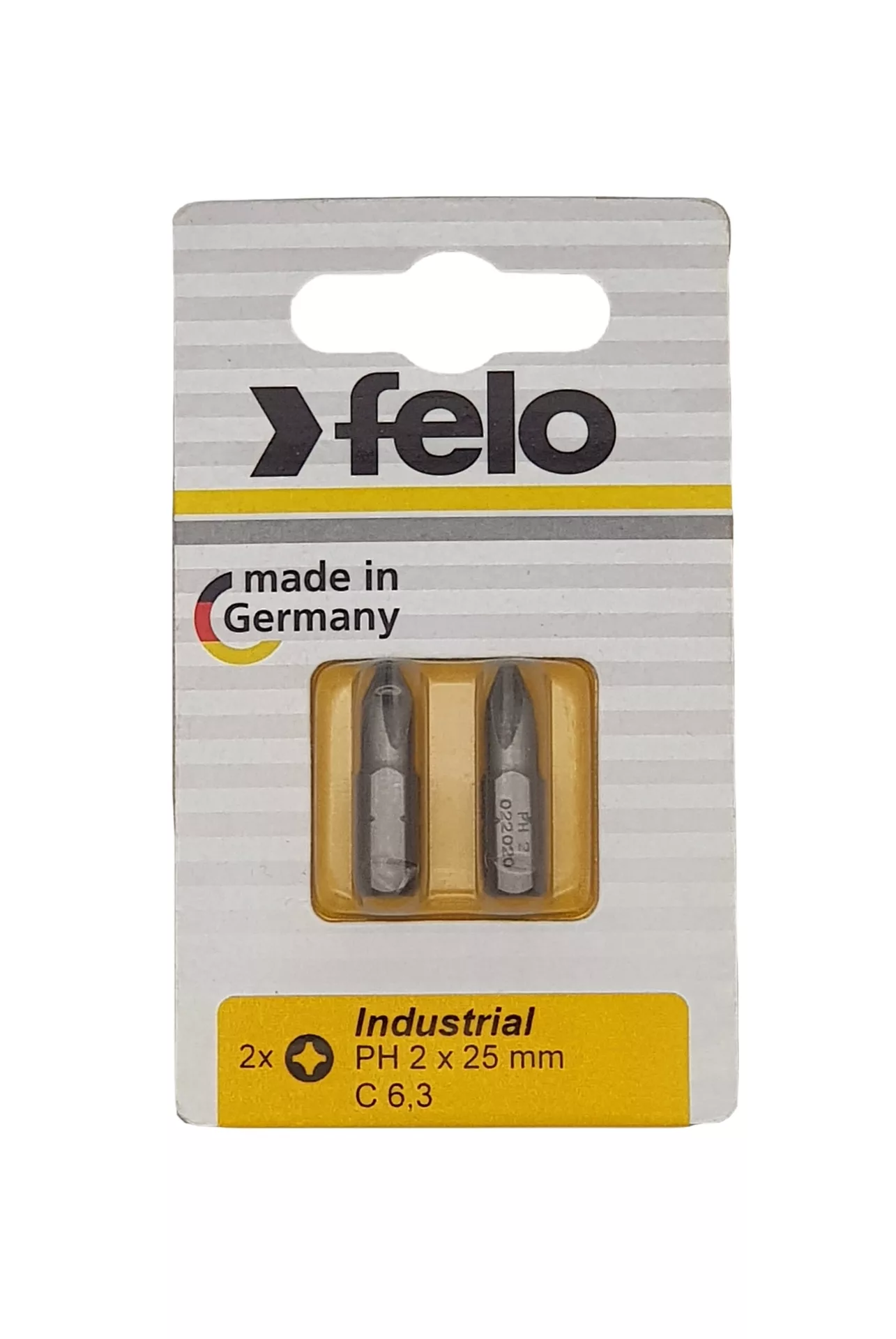 Биты PН2х25, С 6,3, 2 шт. FELO 022 020 36