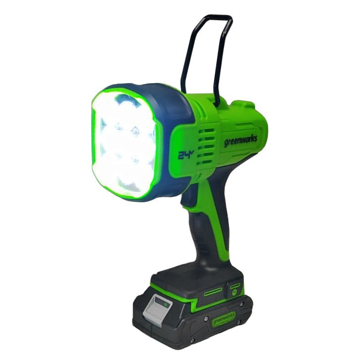 Фонарь-прожектор светодиодный (3000 лм) аккумуляторный Greenworks 24V G24SL 3401207, без АКБ и ЗУ