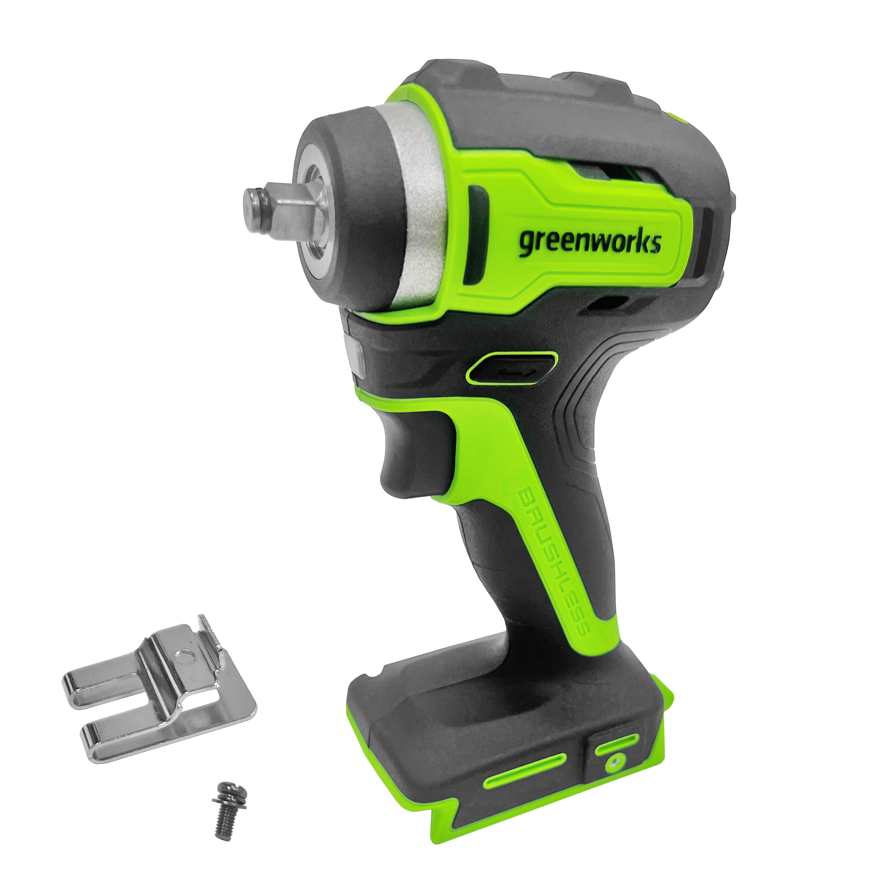 Гайковёрт ударный аккумуляторный Greenworks 24V 200Нм G24IW200 3803607, бесщёточный, без АКБ и ЗУ